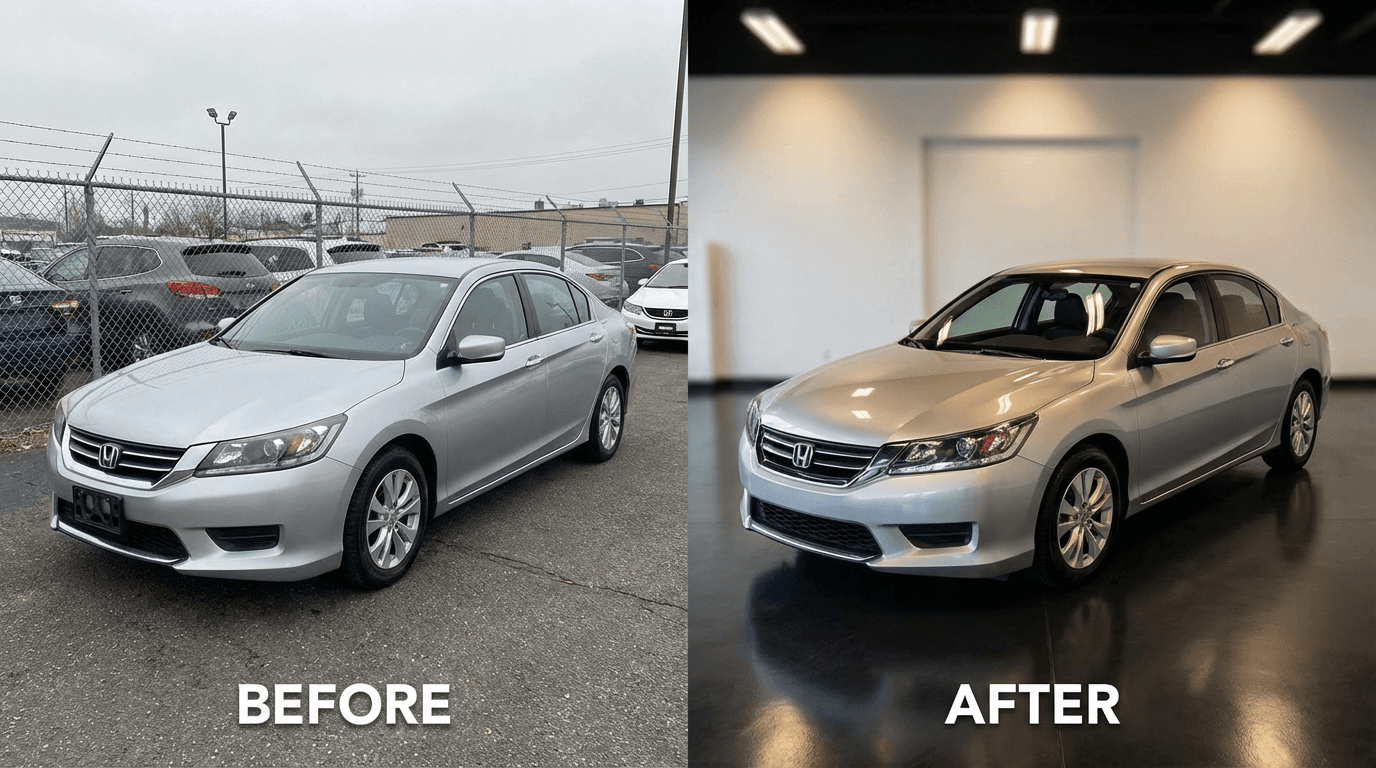 How to photograph a car for a sales listing