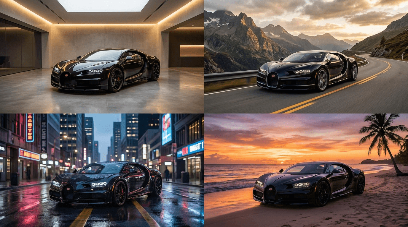 Car photo background gallery: showroom, nature and urban settings